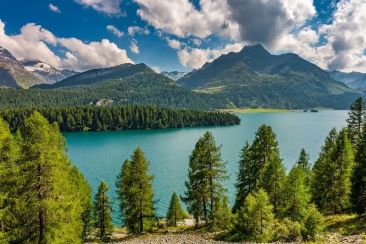 Chamera Lake viewpoint
