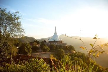 Shanti Stupa viewpoint